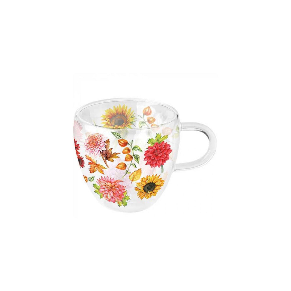 Ambiente dubbelwandig glas 200ml autumn blooming