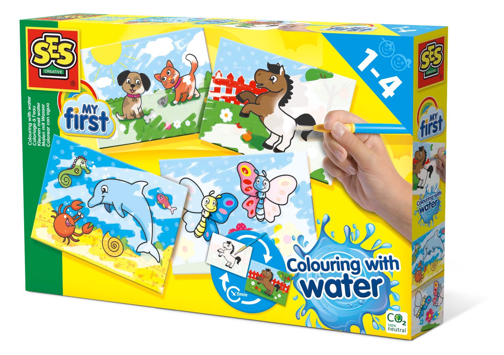 Ses creative ses my first - kleuren met water