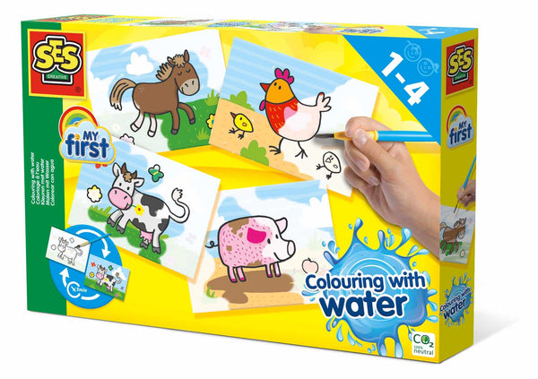 Ses my first kleuren met water - boerderij dieren