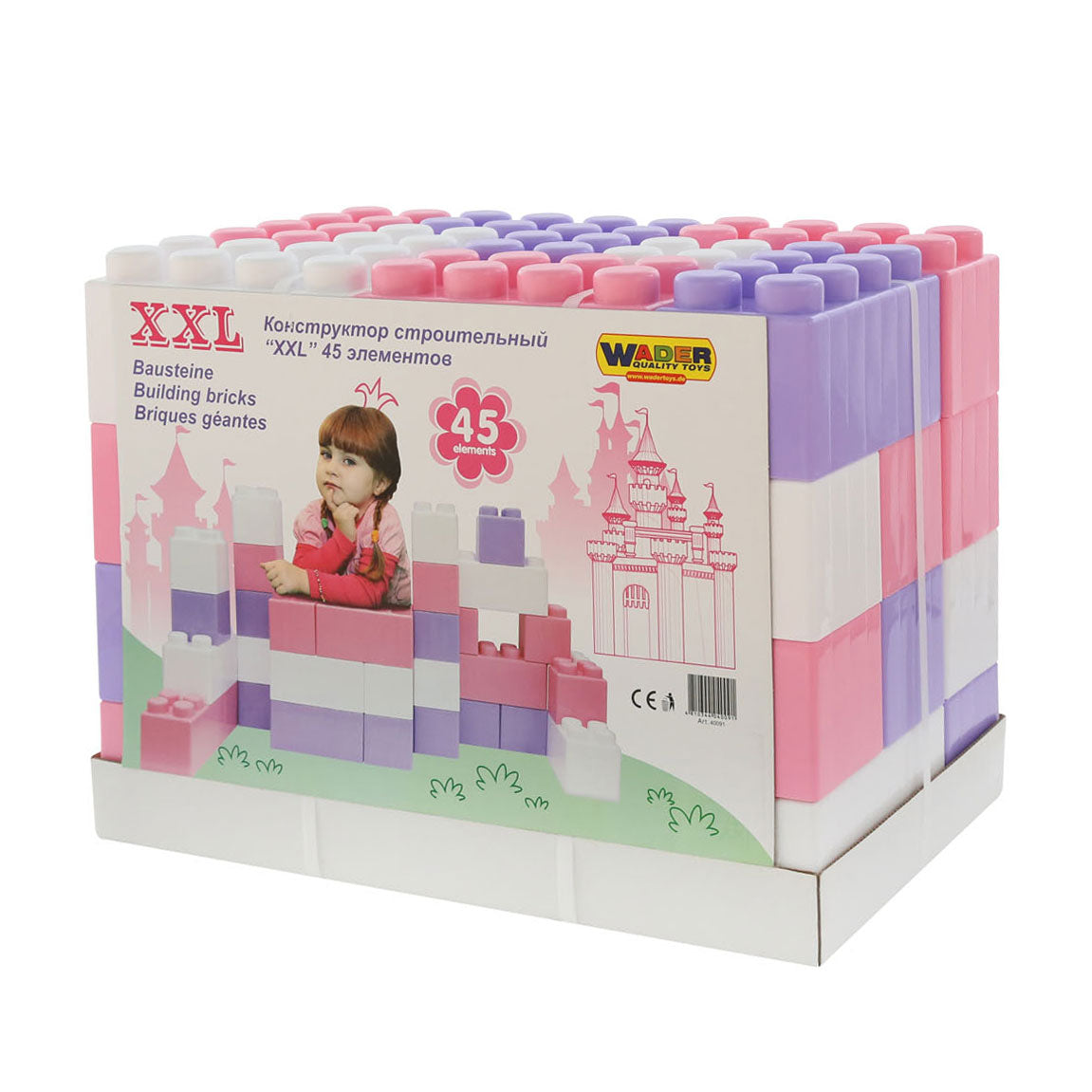 Cavallino bouwblokken xxl, 45dlg.