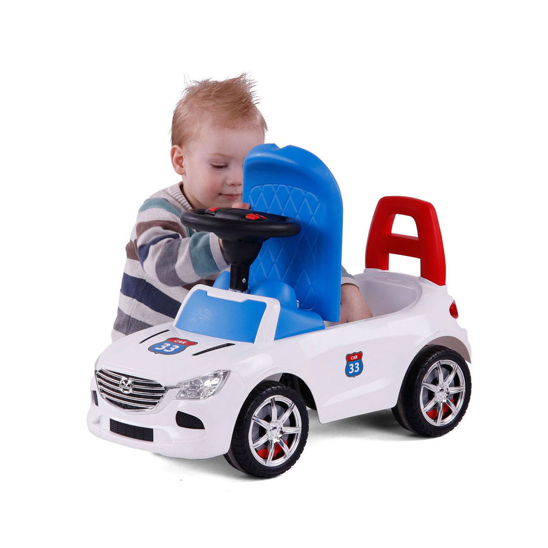 Cavallino trendy loopauto wit