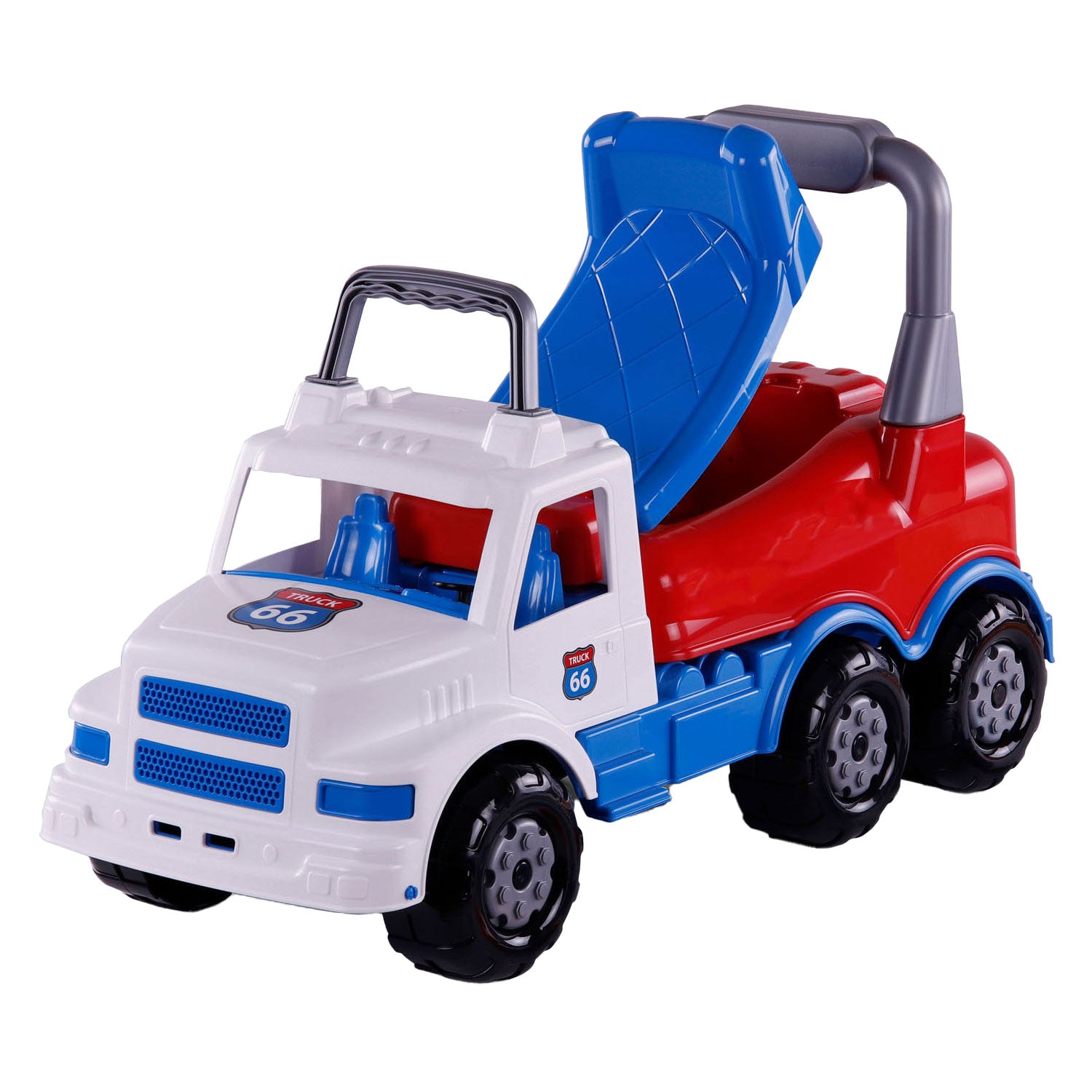 Cavallino xxl torpedovrachtwagen loopauto, 69cm