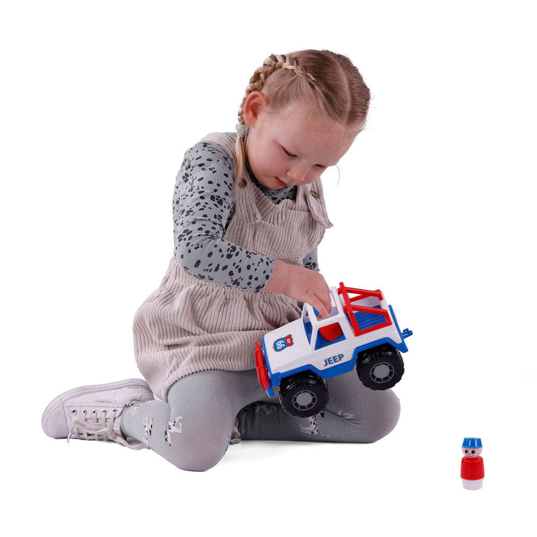 Cavallino jeep met 2 speelfiguren