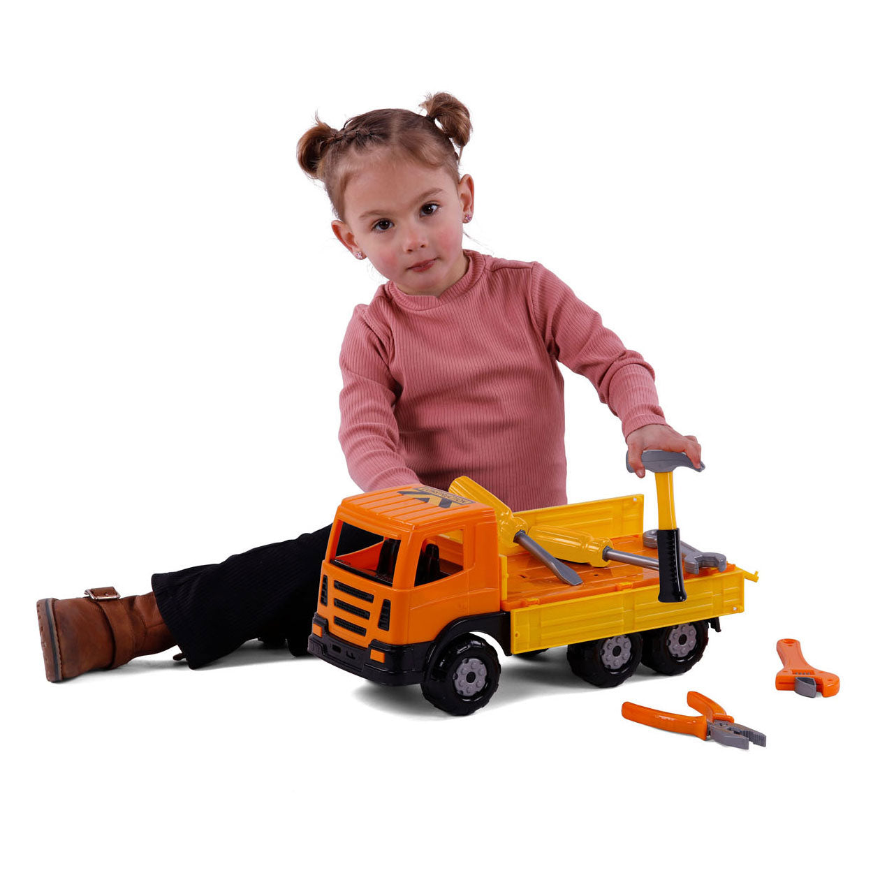Cavallino xl kiepvrachtwagen met gereedschap, 6dlg.