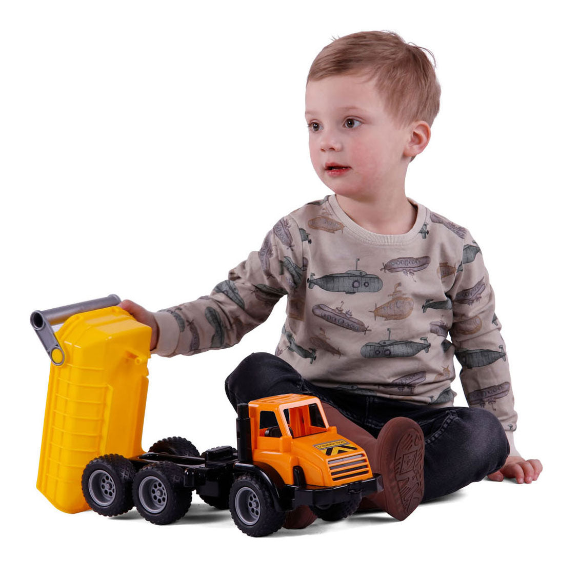 Cavallino gripkiepvrachtwagen met rubberbanden, 42cm