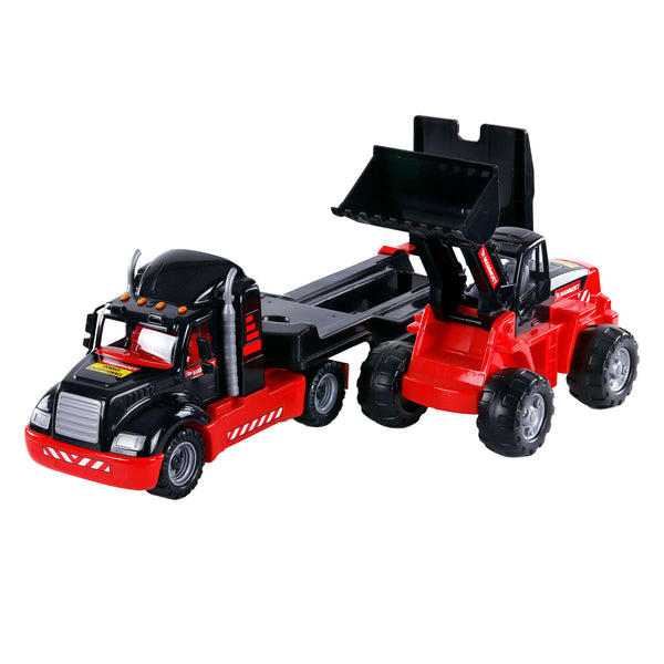 Cavallino mammoet torpedo vrachtwagen met bulldozer, schaal 1:16