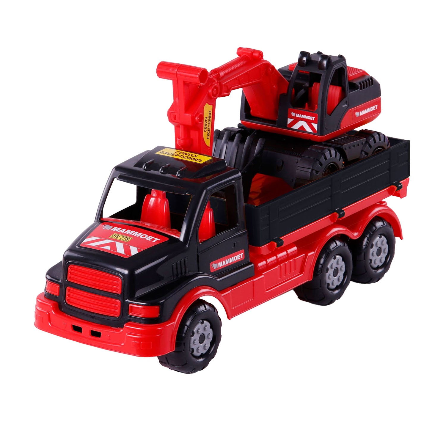Cavallino mammoet torpedovrachtwagen met graafmachine, 44,5cm