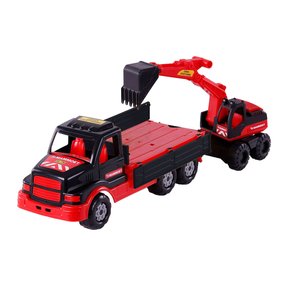 Cavallino mammoet torpedovrachtwagen met graafmachine, 44,5cm
