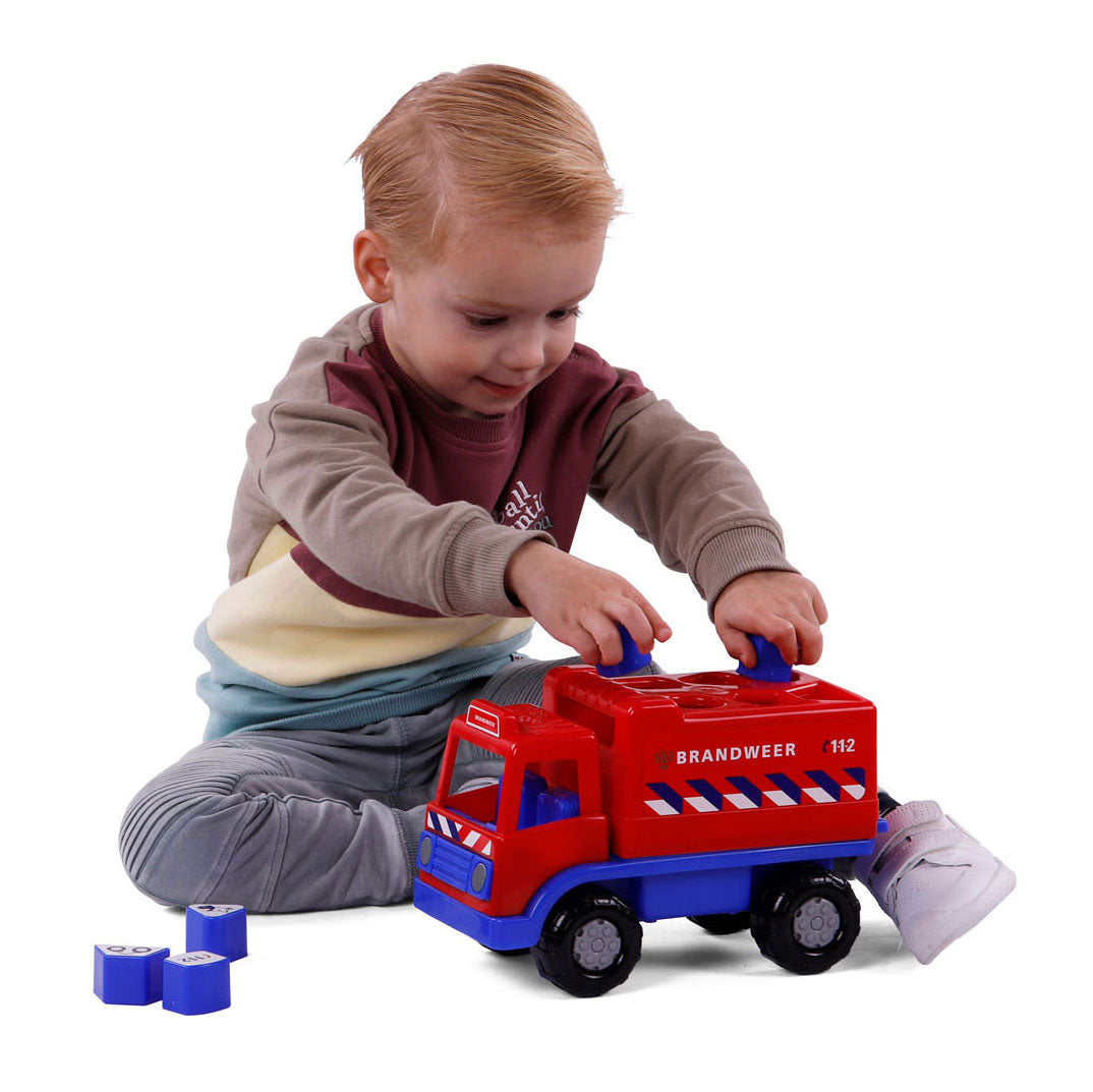 Cavallino brandweervrachtwagen vormentoof met 6 blokken, 26cm