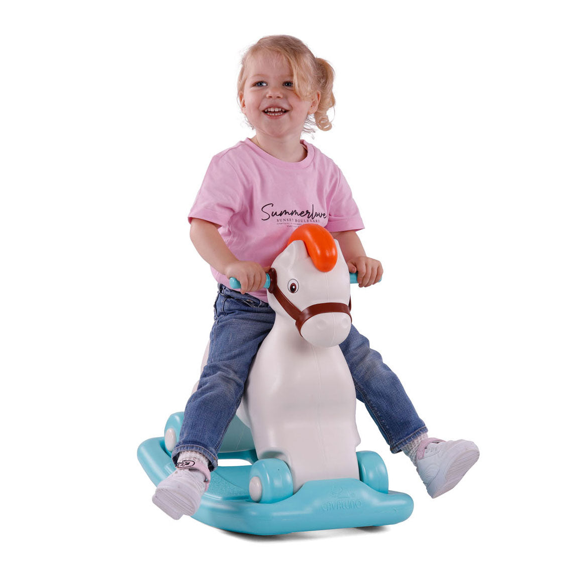 Cavallino rocking horse and ride-on car