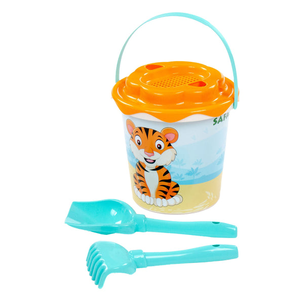 Cavallino safari xl emmerset blauw, 4dlg.