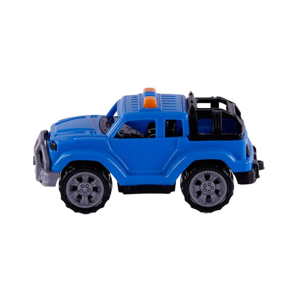 Cavallino trendy jeep blauw, 22cm