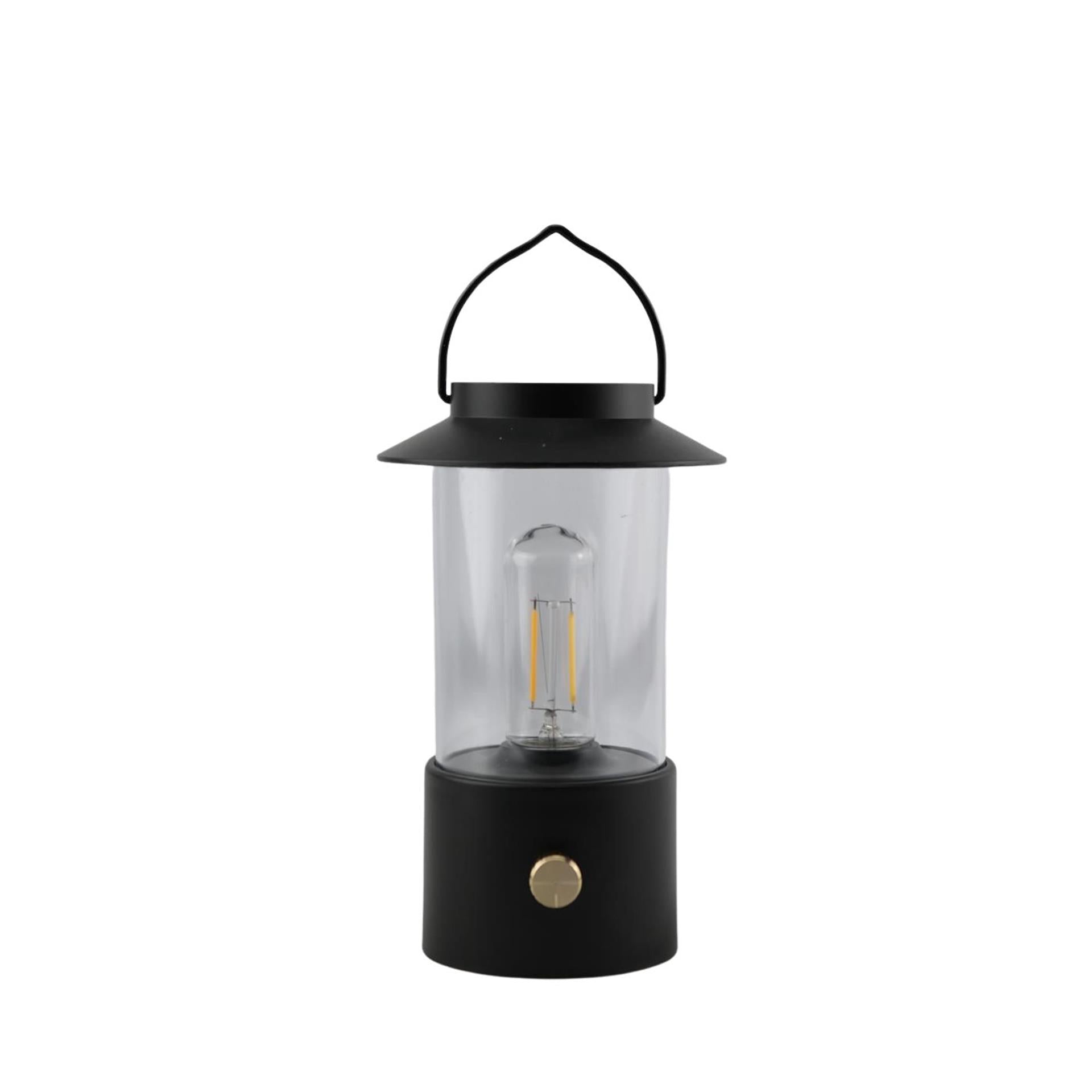 Anna's collection led lantaarn zwart 24x9cm op usb