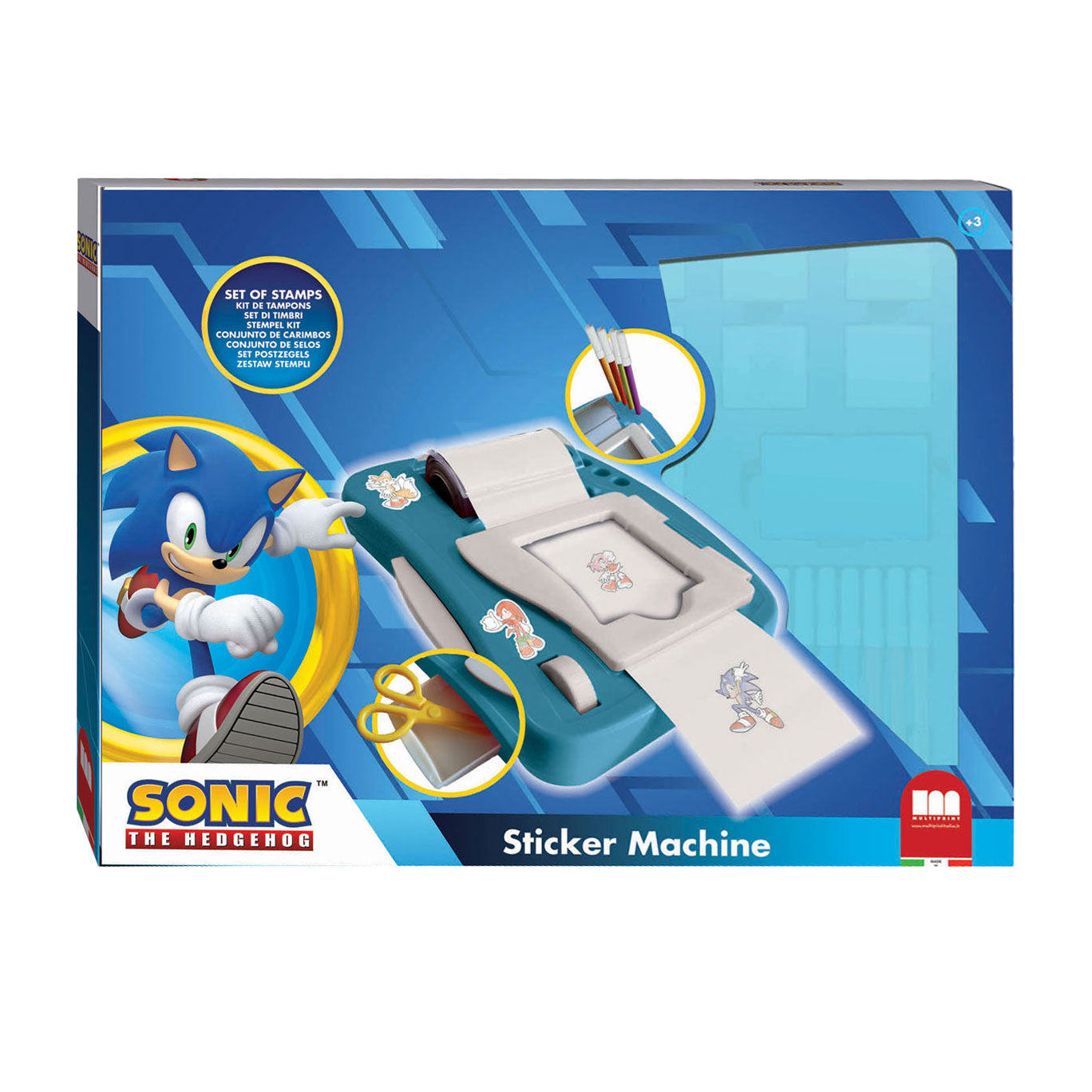 Multiprint Sonic stickermachine set