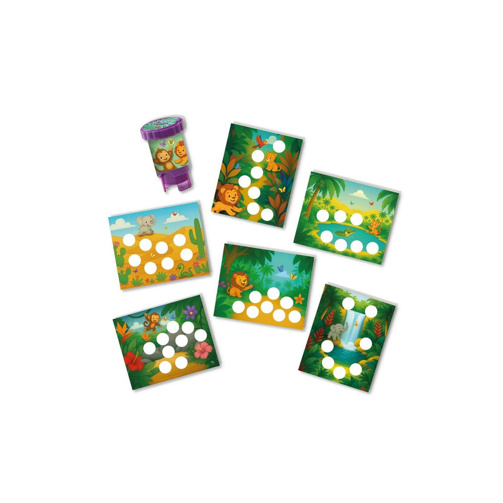 Ses sticker stamper - jungledieren