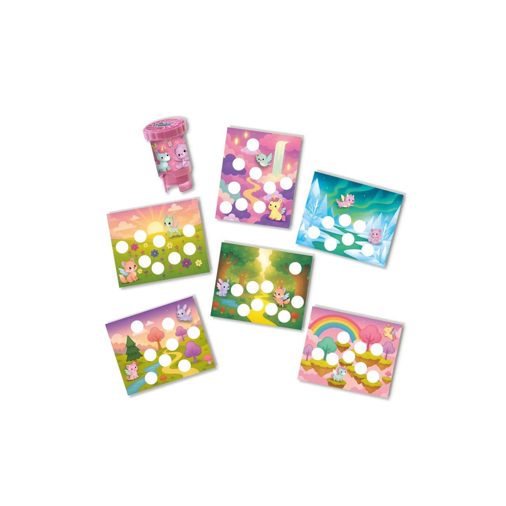 Ses sticker stamper - fantasiedieren
