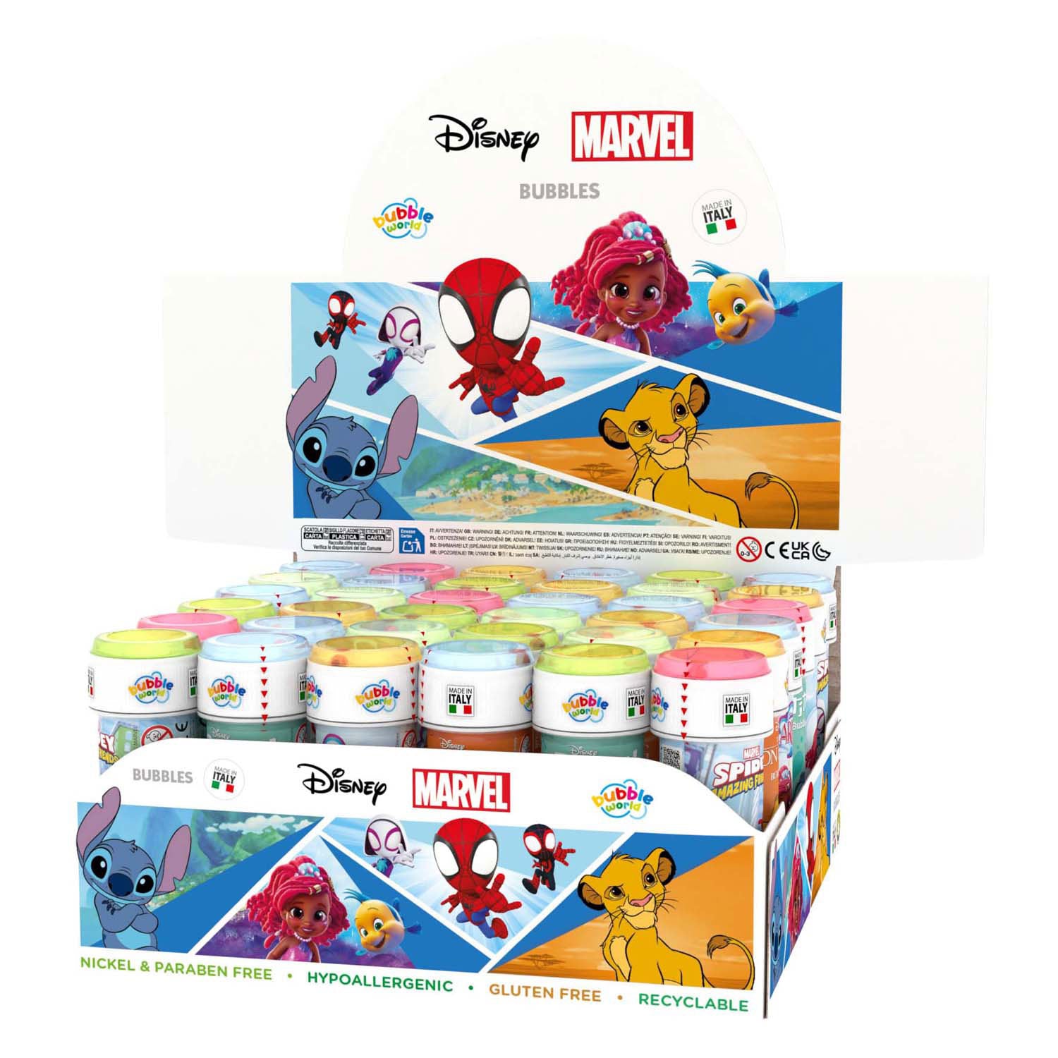 Disney bellenblaas marvel - 36x60ml.