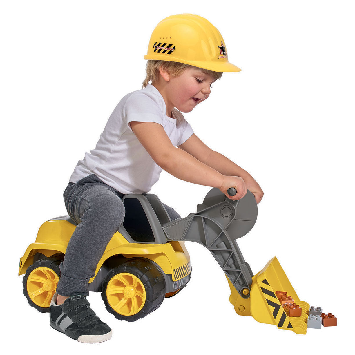 Big power worker maxi loader met wielen