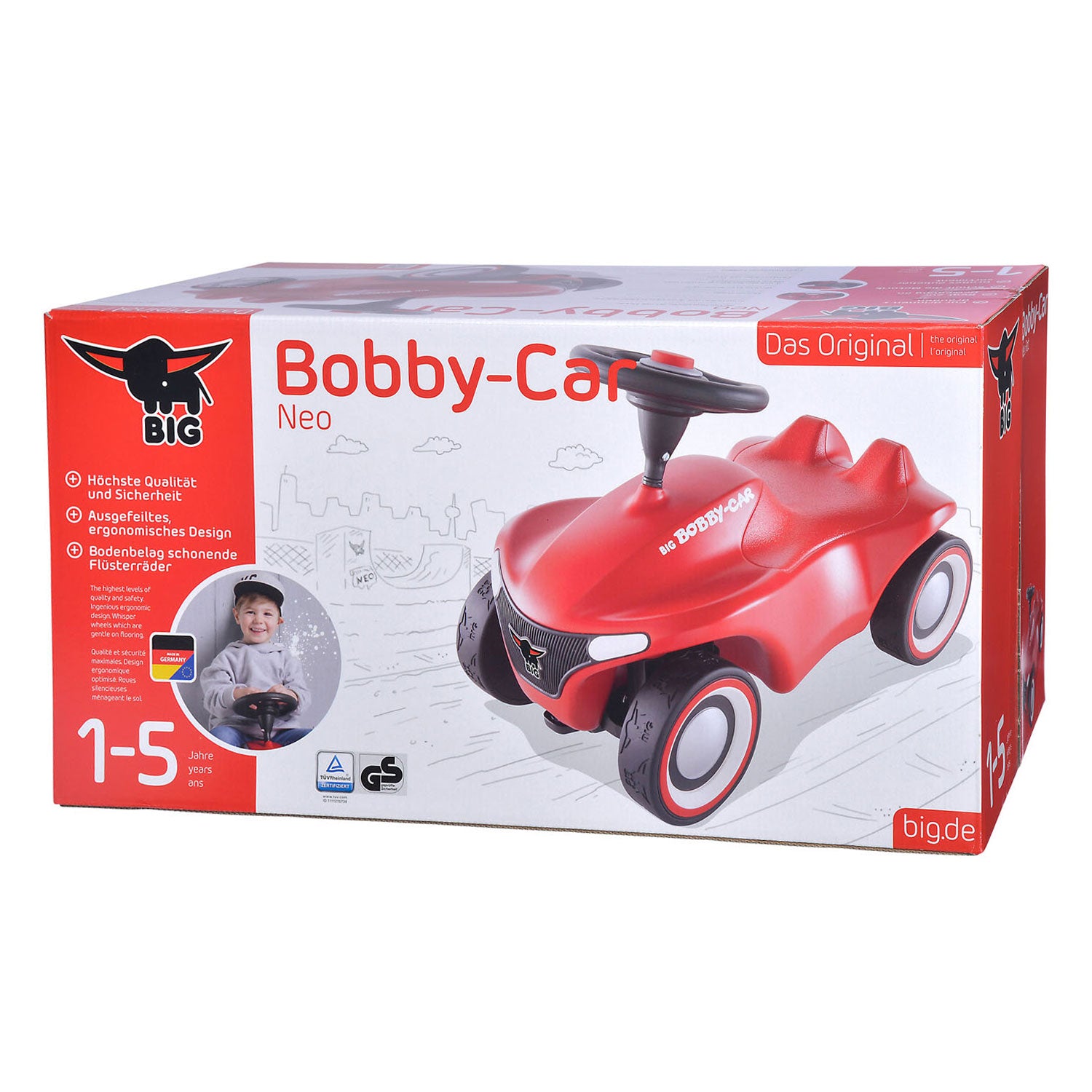 Grote bobby auto neo - rood