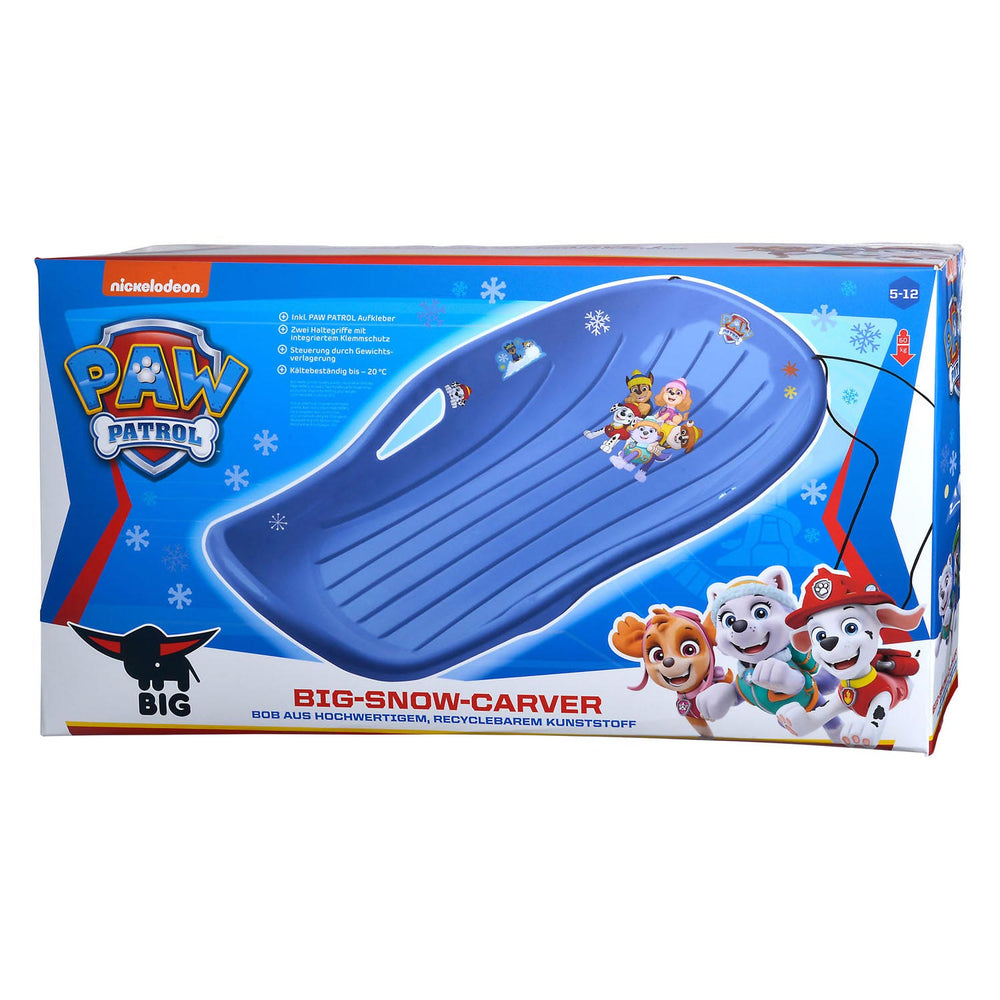 Grote sneeuwslee blauw paw patrouille