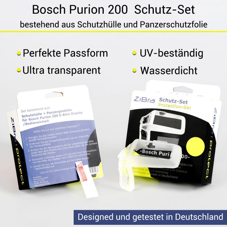 Displaycover zibra bosch purion 200