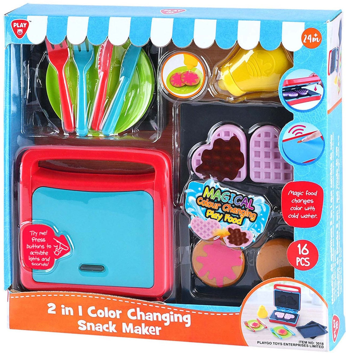Playgo color changing snacks maken - 2in1