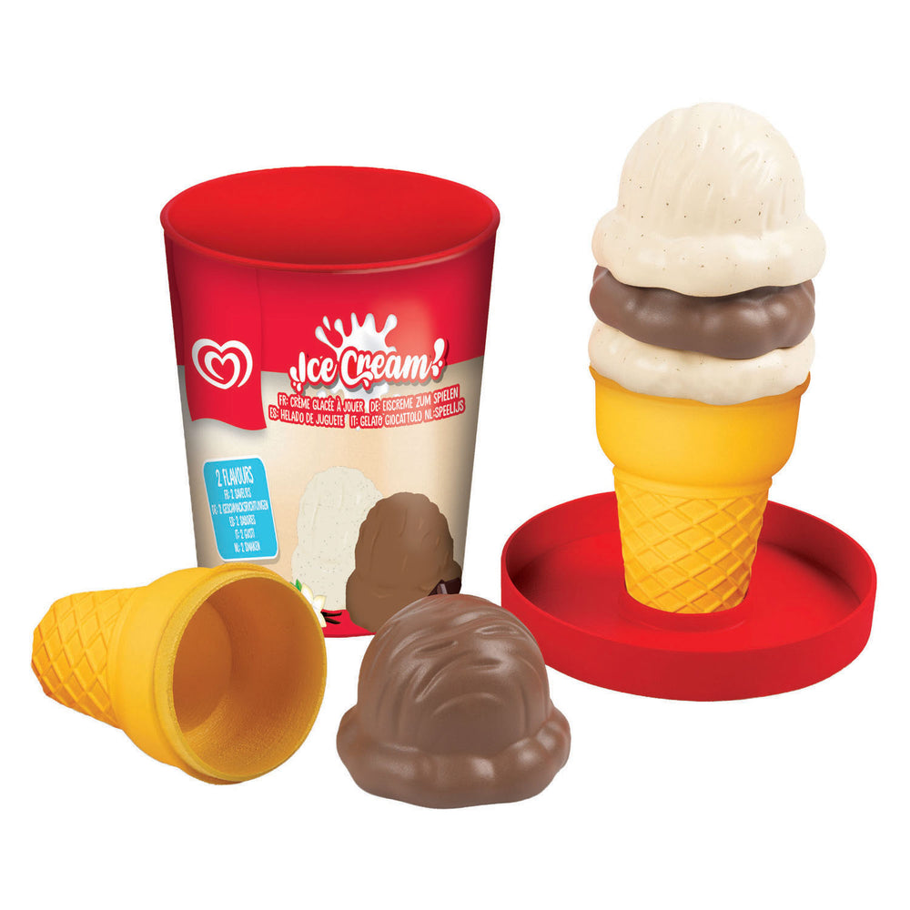 Casdon ola speelijs emmer - vanille en chocolade