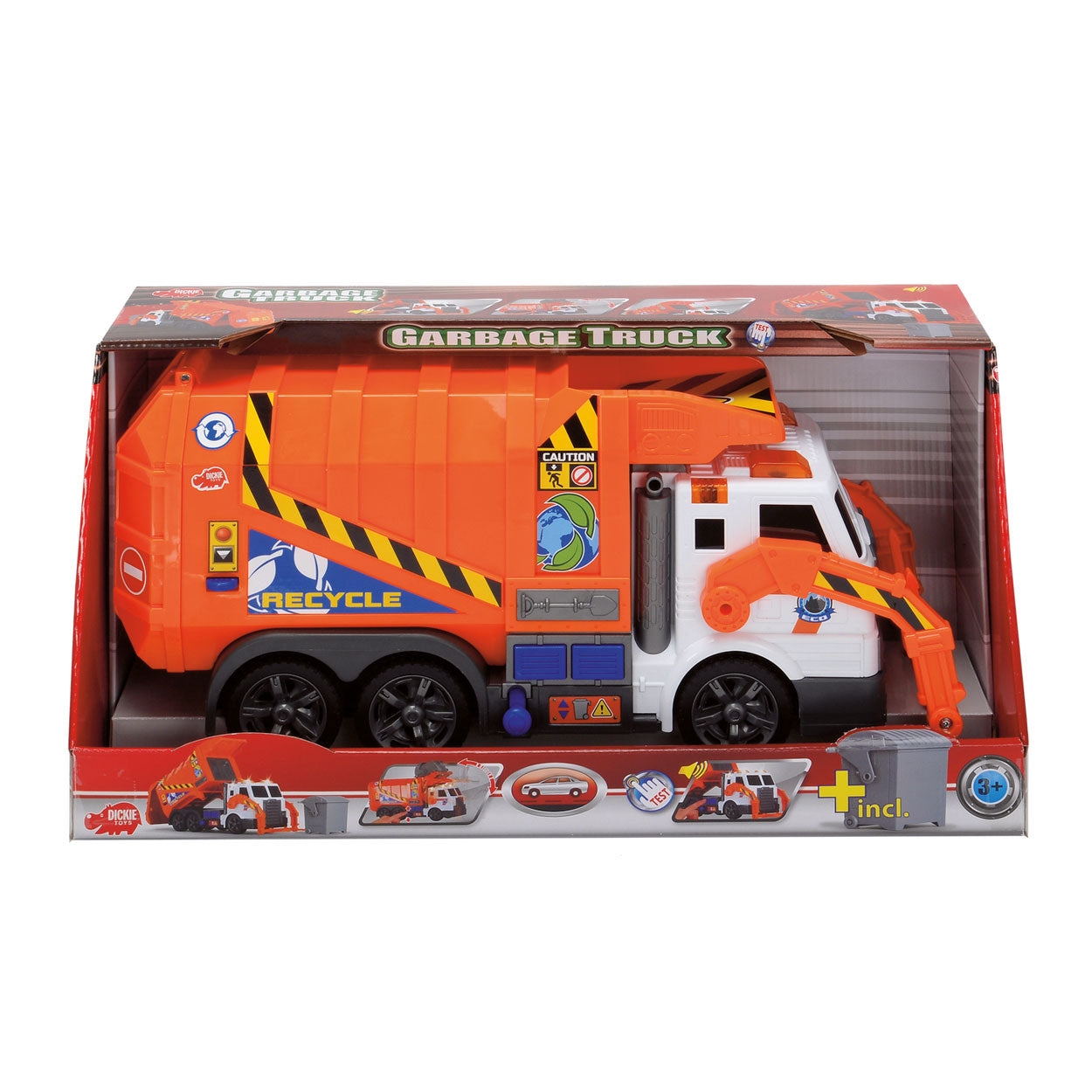 Vuilniswagen met licht geluid