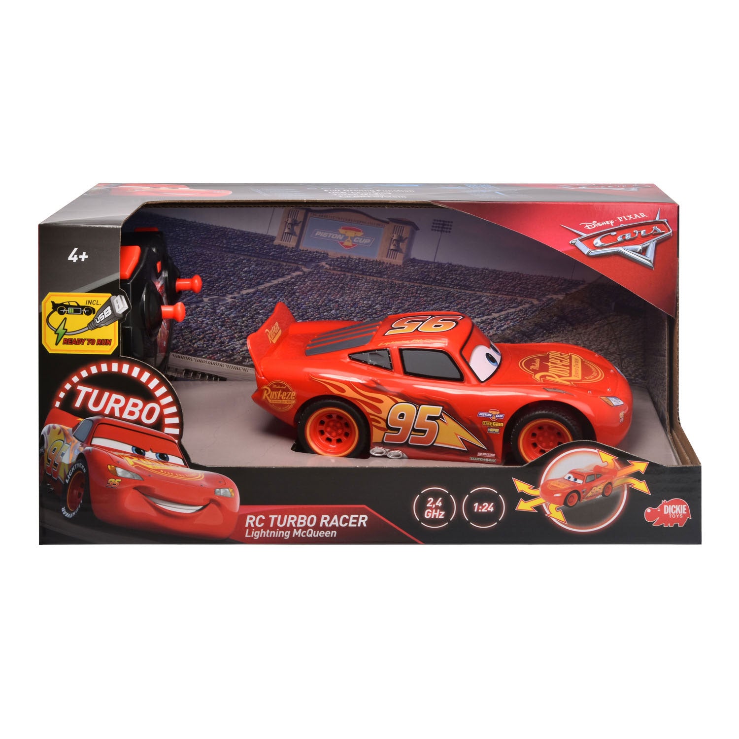 RC Cars 3 Bliksem McQueen Turbo Racer
