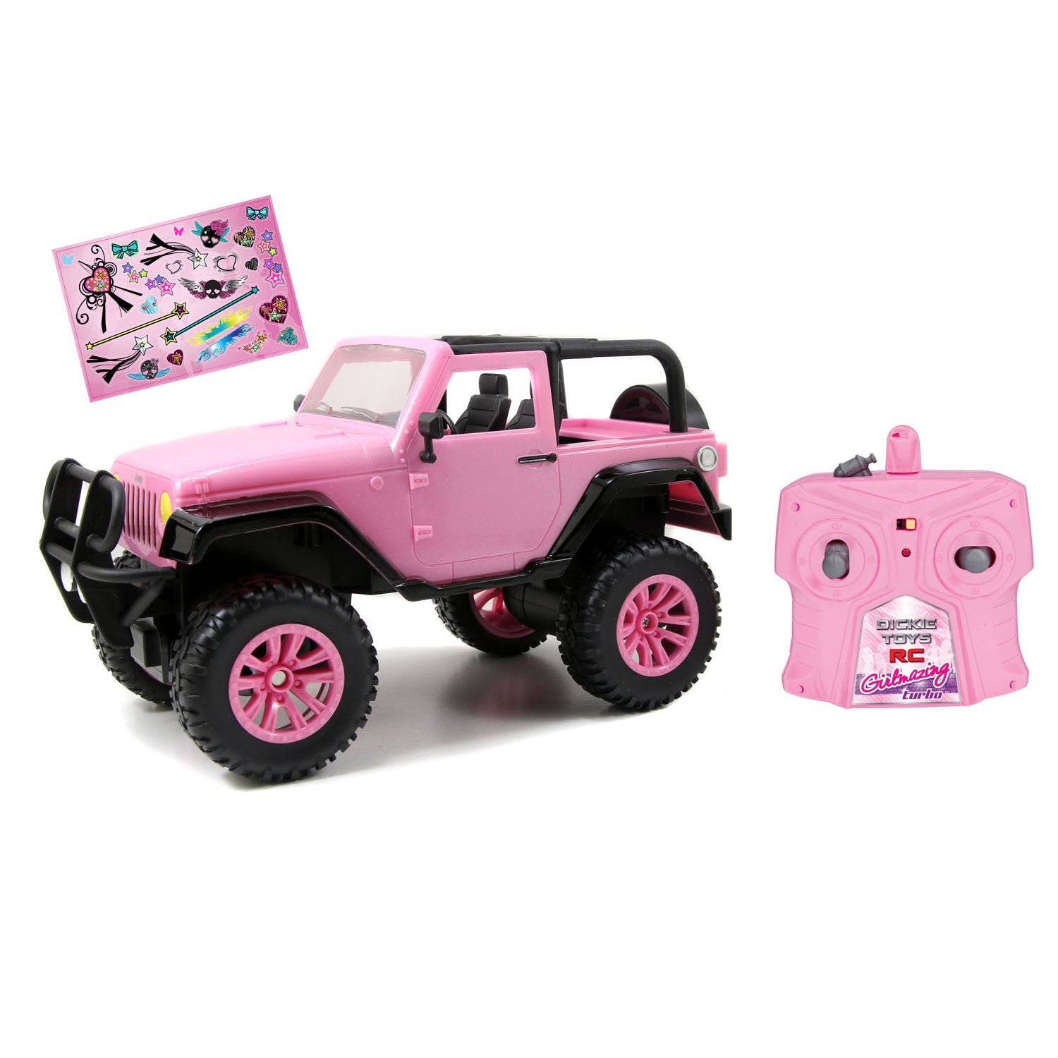 RC Jeep Wrangler Roze