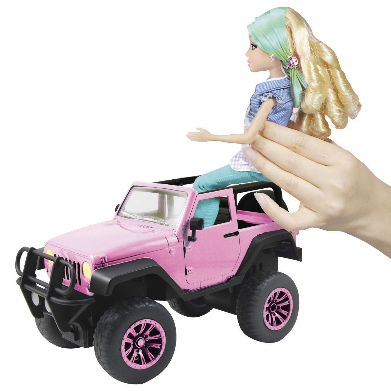 RC Jeep Wrangler Roze
