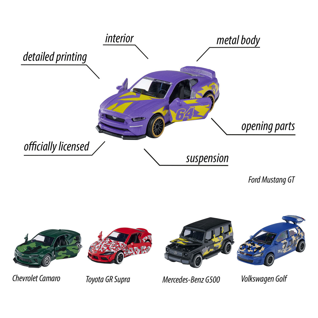 Majorette Limited Edion Auto's Geschenkverpakking, 5st.