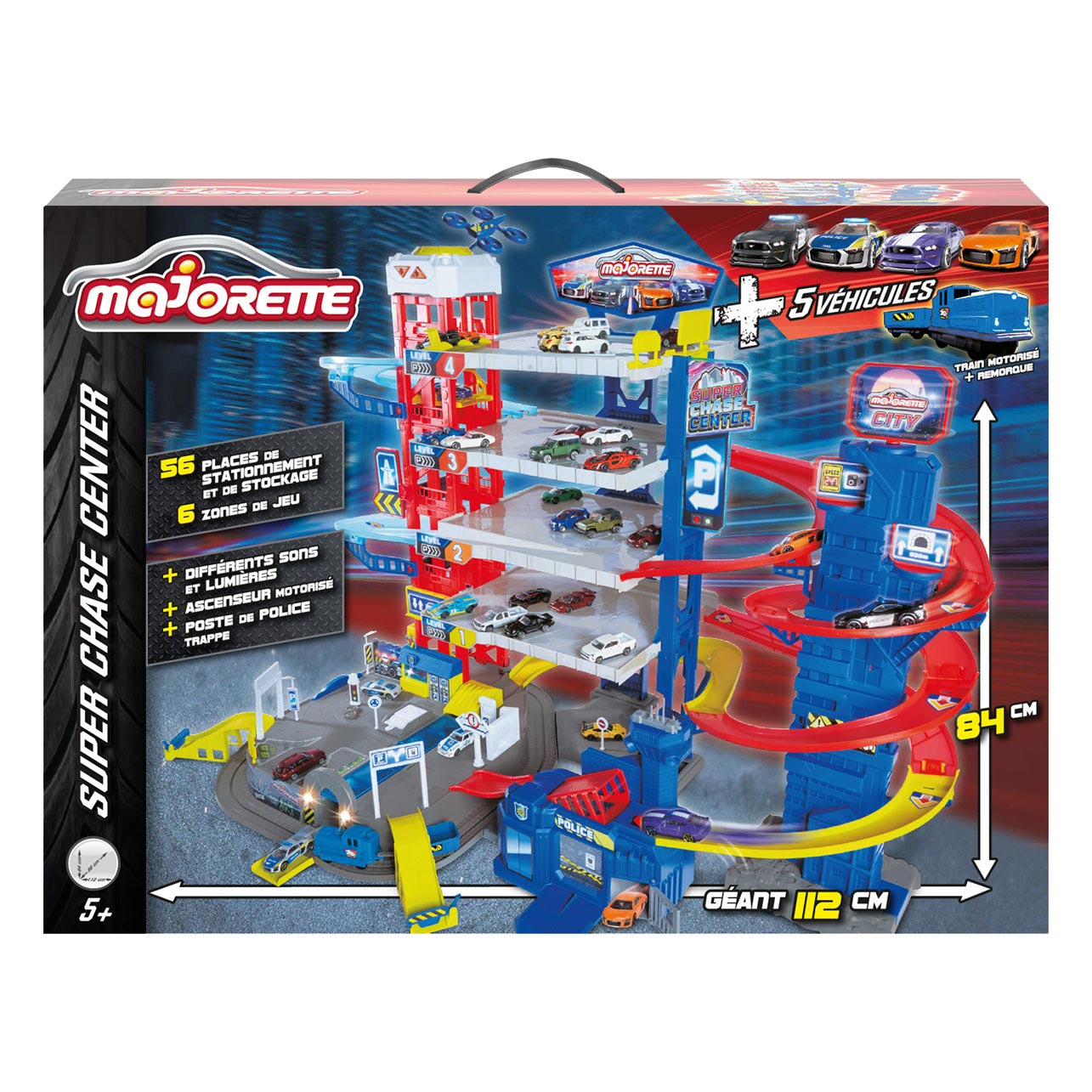 Majorette Super Chase Center-garage