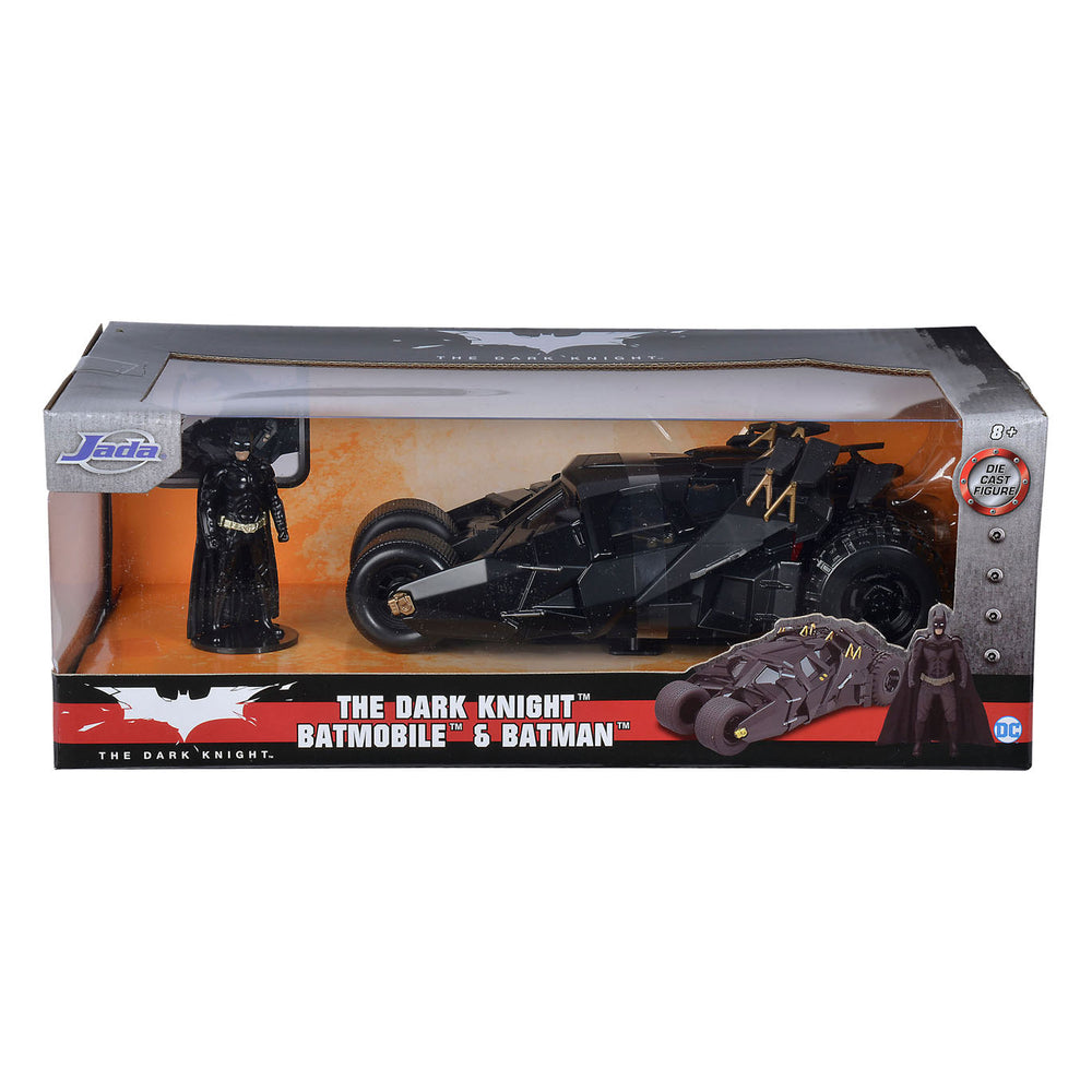 Jada Batman The Dark Knight with Batmobile Car 1:24