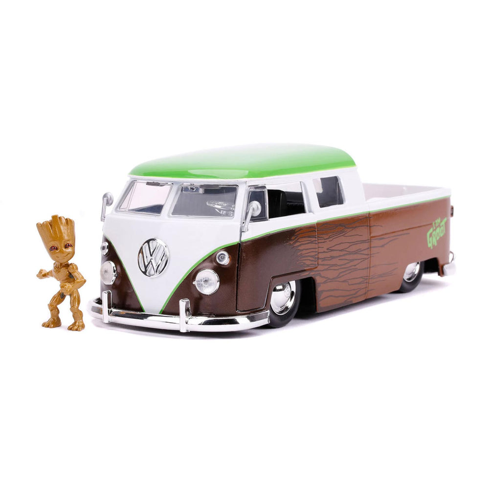 Jada Toys Jada Marvel Groot 1963 Bus Pickup 1:24