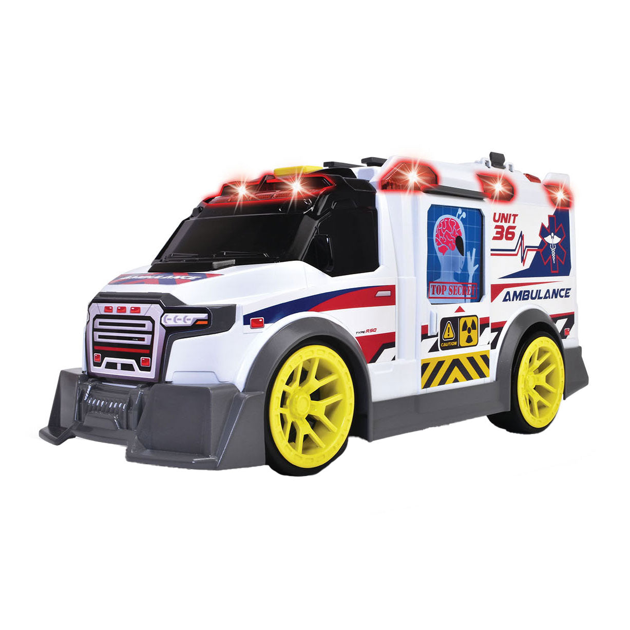 Dickie toys 203307003, ziekenauto, 3 jaar, aa, rood, wit - 203307003