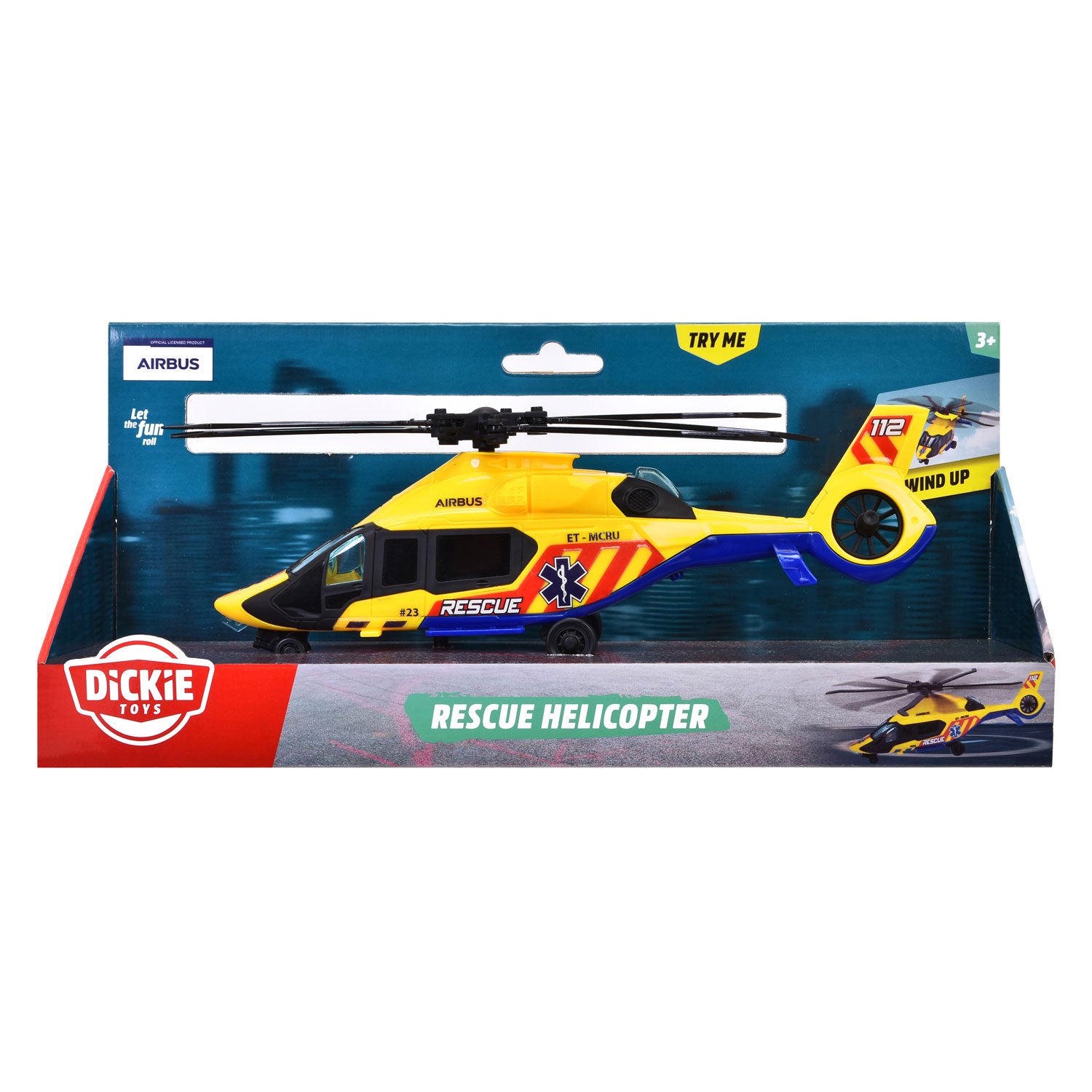 Dickie h160 reddingshelikopter geel
