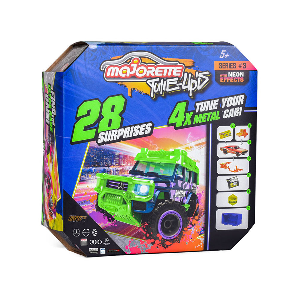 Tune Up's 3 Raceauto's met 28 Verrassingen, Set van 4