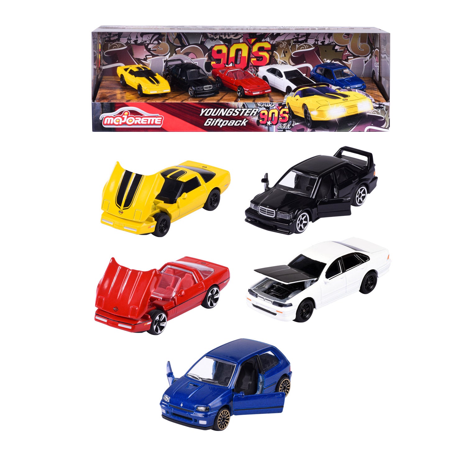 Majorette Youngsters Auto's Geschenkpakket, 5st.