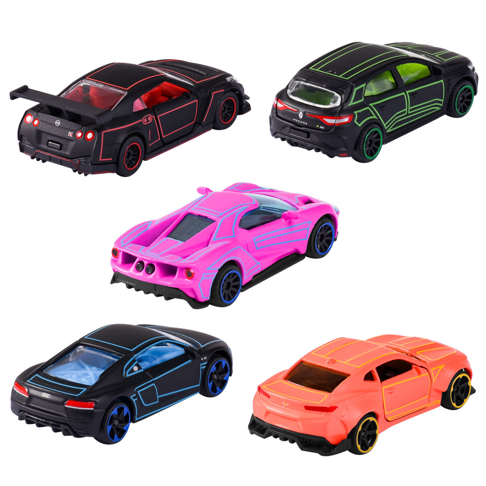 Majorette Light Racers Auto's Geschenkpakket, 5st.
