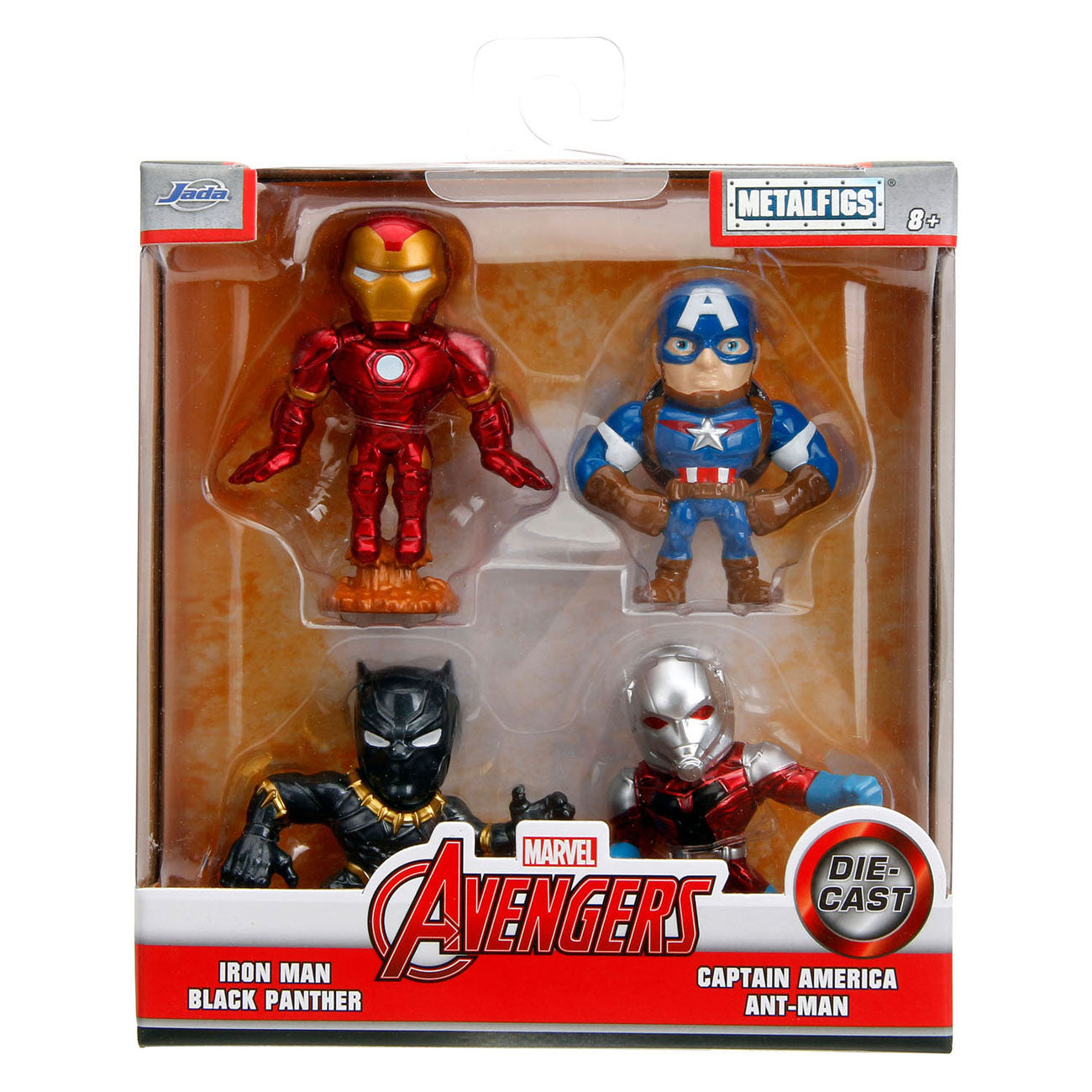 Jada toys jada metalfigs marvel avengers, 4st.