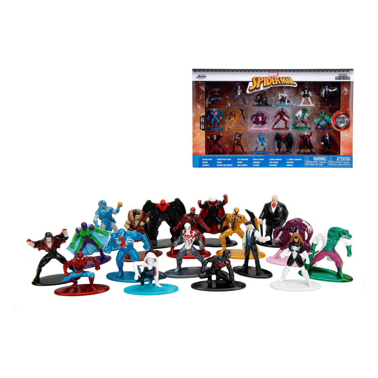 Jada toys jada die-cast marvel multi pack nano actiefiguren wave 9, 18st.