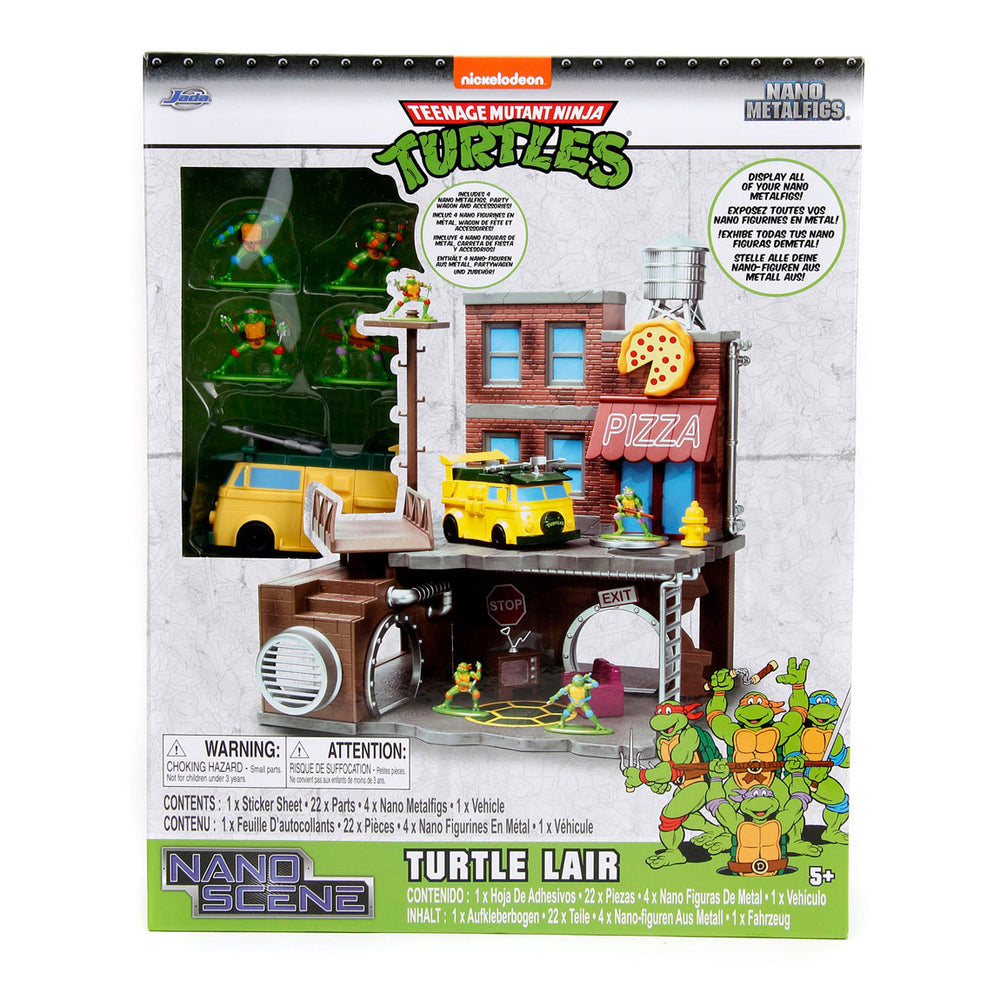 Jada Toys Jada Metalfigs Teenage Mutant Ninja Turtles Sewer Lair Playset
