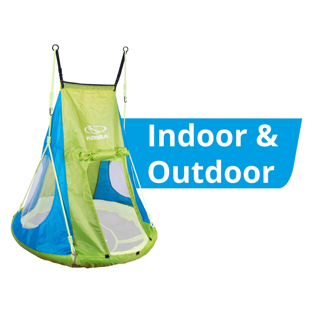 Hudora tent voor nestschommel gezellig kasteel 110