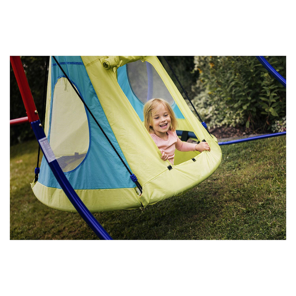 Hudora tent voor nestschommel gezellig kasteel 110