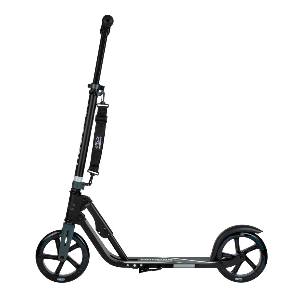 Hudora grootwiel step 205 - zwart