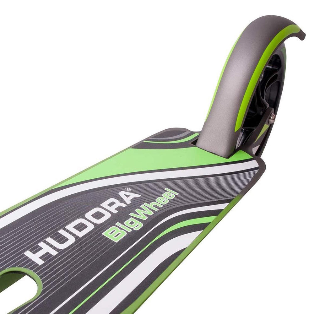 Hudora scooter groot wiel step rx205 - grijs groen