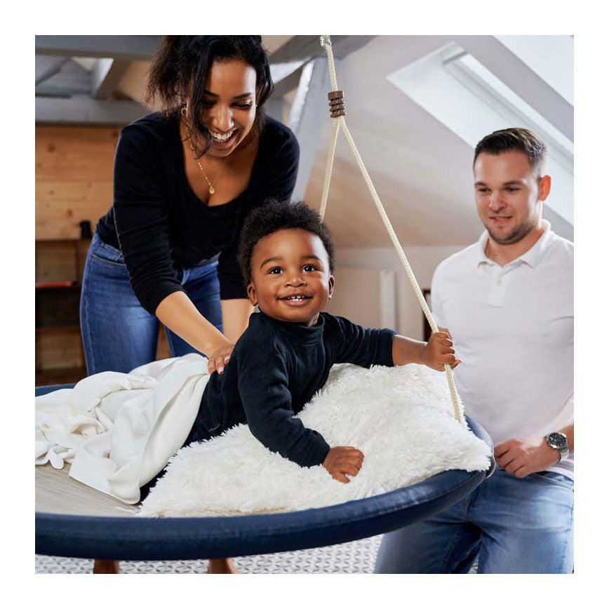 Hudora nestschommel lounge 110 - middernacht