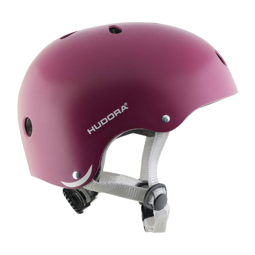 Hudora schaatshelm - berry m (56-60)