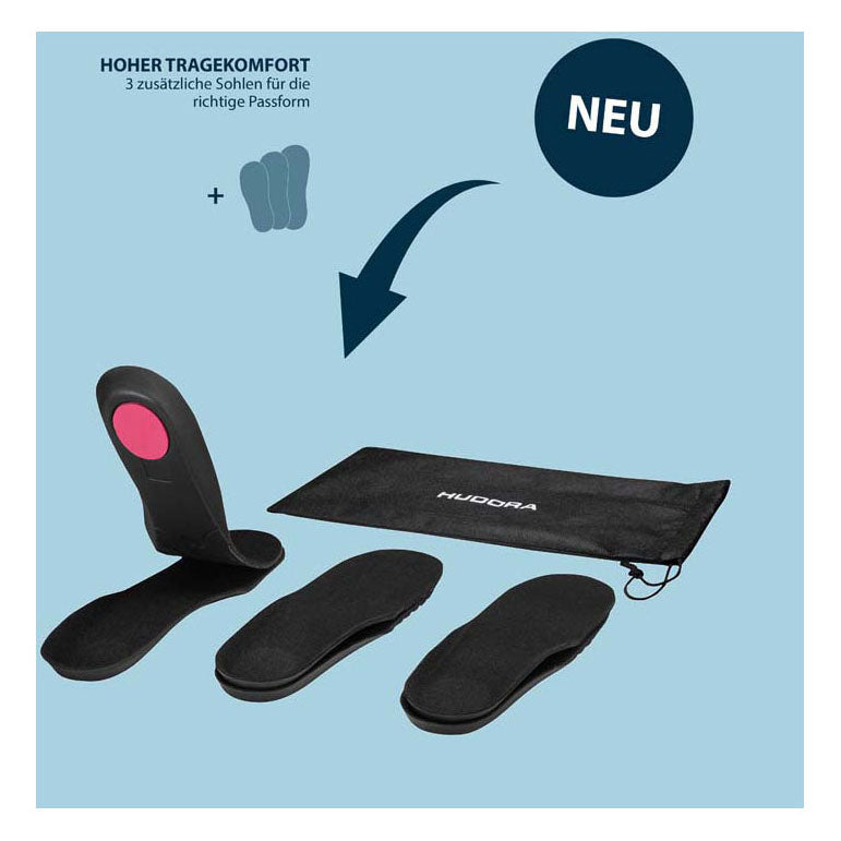 Hudora skeelers leon 2.0 oceaanblauw, maat 33-36